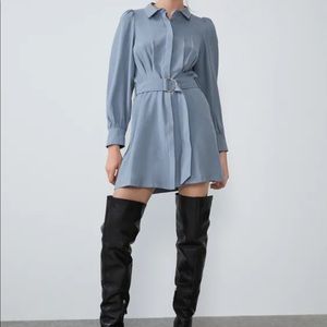 Zara belted dress